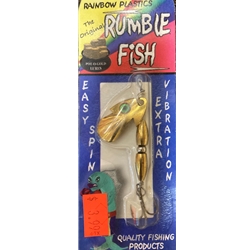 Double X Tackle, rainbow Plastics spinners, Rainbow Plastics Rumble Fish Spinners