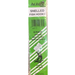 Jed Welsh Snelled Fish Hooks Bronze Baitholder Mustad Hooks