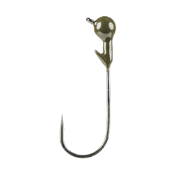 Strike King Shaky Head Jig Head 1/8oz 3pk Green Pumpkin