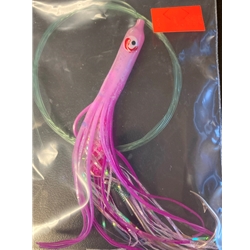 R&K 4 1/2" Tinsel Squid 3/0 Hook