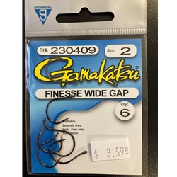 Gamakatsu Finesse Wide Gap  6ct
