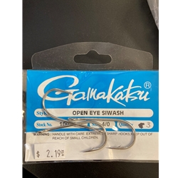 Gamakatsu Open Eye Siwash Hooks
