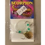 Scorpion Spinner Brass Green