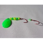 Kokanee Tackle Lemon Lime Splatter Blade Spinner