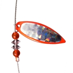 Luhr Jensen Jeweled Bead Kokanee Fire Silver/Prism