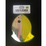 Silver Snake Skin on Chartreuse