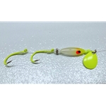 Chartreuse Glow & UV Painted Chartreuse Blade