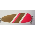 Gold Pink Glow Stripe