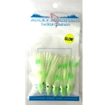 5 Pack Glow Green Ghost Squid