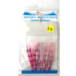 5 Pack UV Pink Prawn Squids