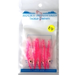 5 Pack UV Pink Splatter Squids