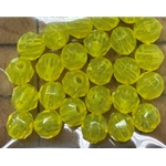 Yellow Facet 6mm 25ct
