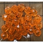 Orange Faceted 8mm 25ct