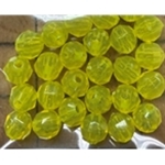 Yellow Faceted 8mm 25ct