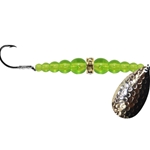 Hammered Nickle Flo Chartreuse 6