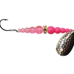 Hammered Nickel Hot Pink/Flo Pink 6