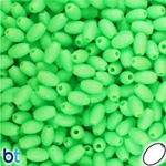 Glow Green 5/16" Oval Rubber 20ct