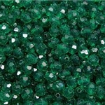 Emerald Green Faceted 8mm 25ct