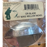#7 Mag Willow Nickel OR Blade  2ct