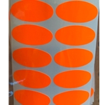 Flourescent Orange French Blade 1" 50ct sz3
