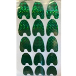 Green Prism Arrowhead 11/16" 30ct