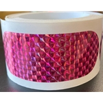 Magenta Skateboard Dodger Tape 3  1/2" 6ct