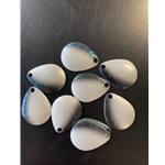 Glitter Pearl w/ Black Edge Sz2 6ct