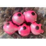 Pearl Pink Black Dots