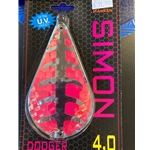 Pink Jelly Silver Herring Bone