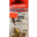 Eagle Claw Barrel Swivels w/ Interlock Snap