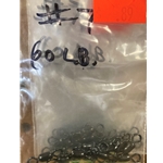 Bulk Black Barrel Swivels Size 7 60lb 10ct