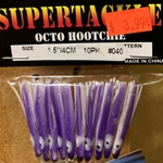 Supertackle Octo Hoochie 1.5" 10pk