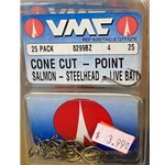 VMC Hooks Cone Cut Point Sz4  25pk