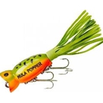 FRED ARBOGAST 3/8OZ HULA POPPER, FROG/YEL-BEL