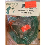 Custom Angler Plastic Tubing Green 3ft