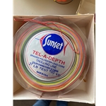 Sunset Tel-A-Depth Braided Polyester Lead Core Line 27 lb test 100 yd Spool Asst Start Colors