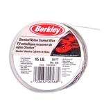 Berkley Nylon Coated Wire rated for 45lbs.