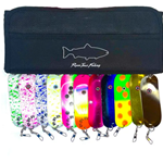 Runs True Fishing (RTF) (Kokanee/Trout) 12PCS Bundle: Dakota Dodgers + Storage Wrap