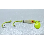 Chartreuse Glow & UV Painted Chartreuse Blade
