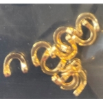 Gold Folded Clevis Sz2 10ct