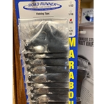 Road Runner Black Marabou Spinner Jigs