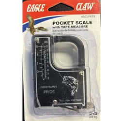 Eagle Claw Pocket Scale w/ Tape Measure