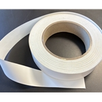 White Vinyl 1" x 3 ft