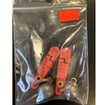 OFF SHORE PRO SNAP WEIGHT CLIP (4) RED, offshore snap weight clip