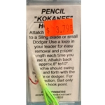 r&k pencil kokanee hoochie