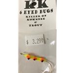 K K Lures 6 Eyed Bugs