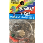 Rainbow Plastics Rumble Fish Worm Harness