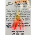 R&K Kokanee Hoochie 1 3/4"